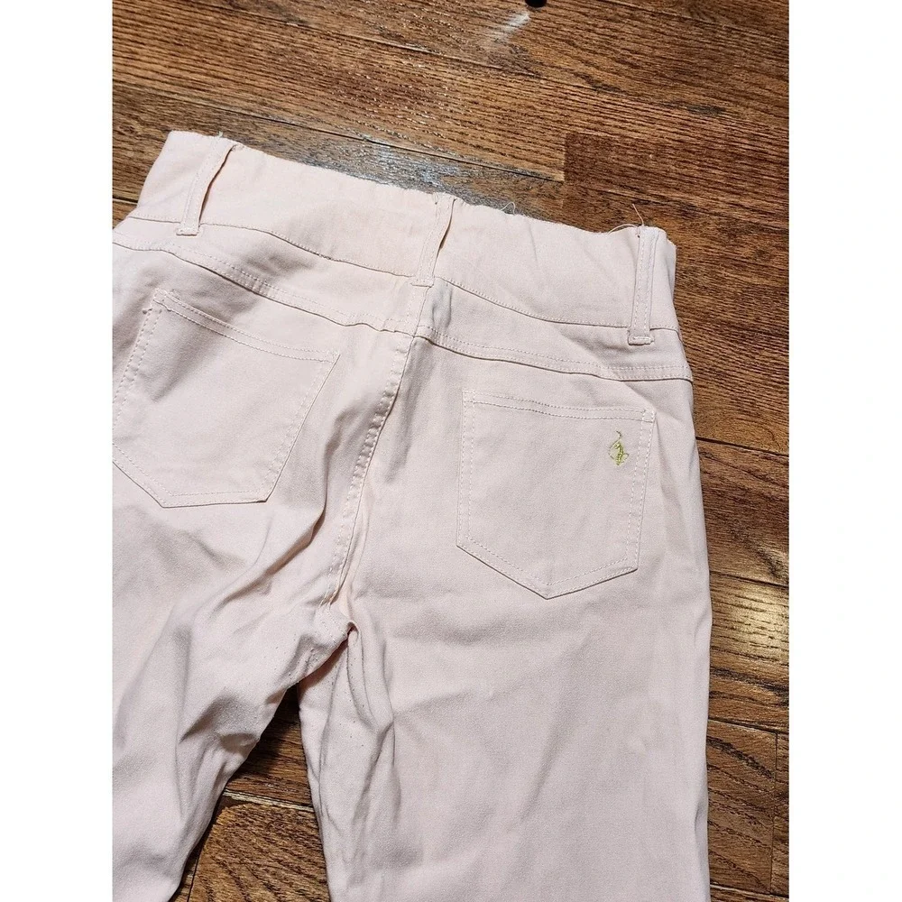 Baby Phat Skinny Pants Girls Size 12 Pink Y2K Aesthetic High Waisted Stretchy